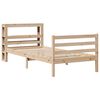 vidaXL Bed Frame without Mattress 75x190 cm Small Single Solid Wood Pine