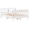 vidaXL Bed Frame without Mattress White 140x200 cm Solid Wood Pine