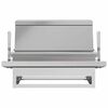 vidaXL Chicken Treadle Feeder Silver 50 x 40 x 29 cm Galvanised Steel