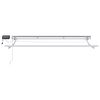 vidaXL Manual Awning Frame with LEDs White 3.5 x 2 m Aluminium