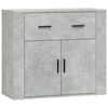 vidaXL Sideboards 3 pcs Concrete Grey Engineered Wood