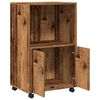 vidaXL Rolling&nbsp;Cabinet Old Wood 55x40x91 cm Engineered Wood