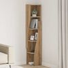 vidaXL Corner Cabinet Artisan Oak 27.5x27x140cm Engineered Wood