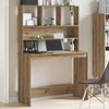 vidaXL Desk with Shelves Artisan Oak 102x45x148 cm Engineered Wood