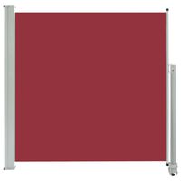 vidaXL Patio Retractable Side Awning 160x300 cm Red