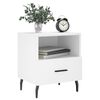 vidaXL Bedside Cabinets 2 pcs White 40x35x47.5 cm Engineered Wood