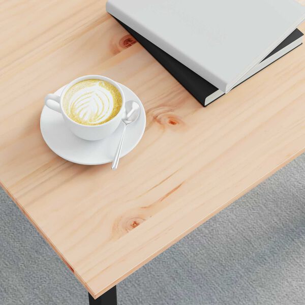 vidaXL Coffee Table White 70 x 50 x 36 cm Solid Pine Wood