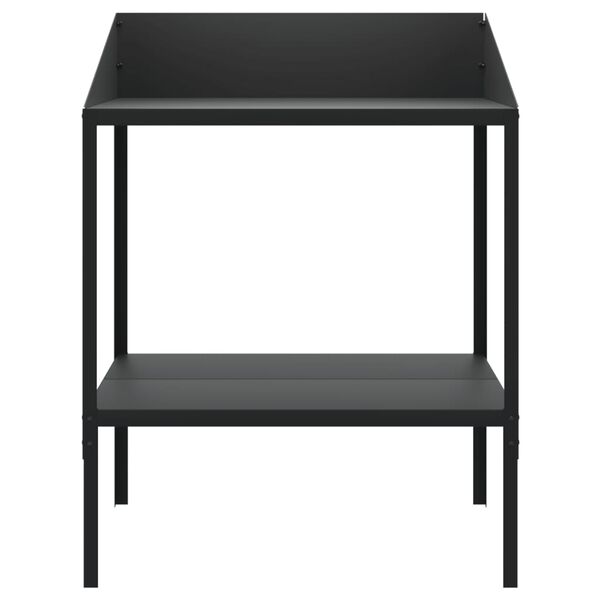 vidaXL Plant Stand Anthracite 75.5x54.5x100 cm Galvanised Steel