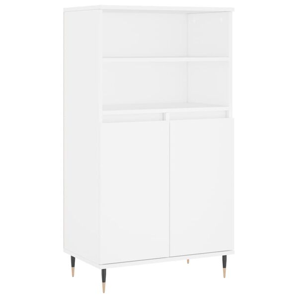 vidaXL Highboard White 60x36x110 cm Engineered Wood