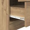vidaXL Highboard with Drawer Artisan Oak 45.5 x 34 x 127 cm