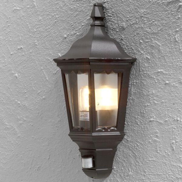 KONSTSMIDE Sensor Wall Light Firenze Matte Black
