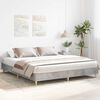 vidaXL Bed Frame No Mattress Concrete Grey 200x200 cm Engineered Wood