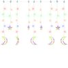 vidaXL Star and Moon Fairy Lights Remote Control 345 LED Colourful