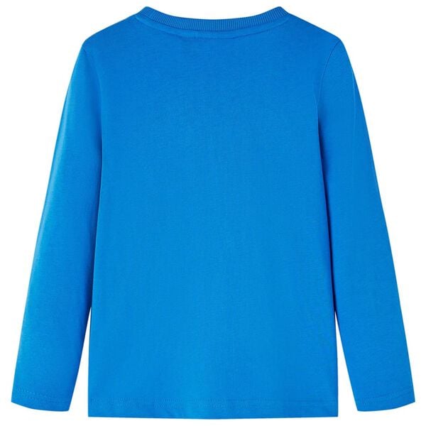 Kids' T-shirt with Long Sleeves Cobalt Blue 116