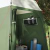vidaXL Shower Tent Folding with Storage Green 160 x 160 x 227 cm Steel