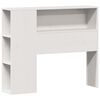 vidaXL Bookcase Bed without Mattress White 75x190 cm Small Single Solid Wood Pine