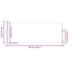 vidaXL Patio Retractable Side Awning 180x500 cm Brown