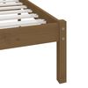 vidaXL Bed Frame without Mattress Honey Brown Solid Wood Pine 200x200 cm