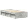 vidaXL Bed Frame without Mattress Concrete Grey 90x190 cm Single