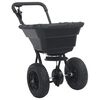vidaXL Spreader Black 53 x 81.5 x 78 cm PVC and Steel