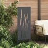 vidaXL Garden Privacy Screen Anthracite 50 x 140 cm Cold-rolled steel