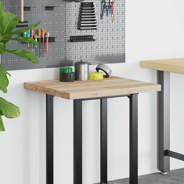 vidaXL Desk Top Untreated 80x60x4 cm Solid Wood Acacia