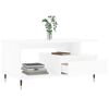 vidaXL Coffee Table White 90x49x45 cm Engineered Wood