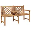 vidaXL Garden Bench 150 x 60 x 90 cm Solid Teak Wood