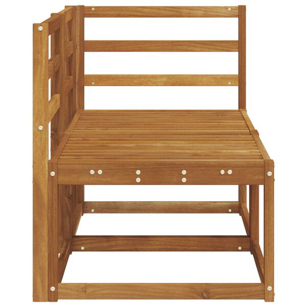 vidaXL Outdoor Middle and Corner Sofa 2 Piece Natural