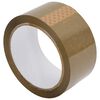 vidaXL Packaging Tape 36 pcs Brown 48 mm x 66 m