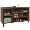 vidaXL Shoe Cabinet Brown Oak 102x36x60 cm Engineered Wood