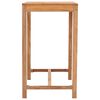 vidaXL Garden Bar Table 110x60x105 cm Solid Teak Wood