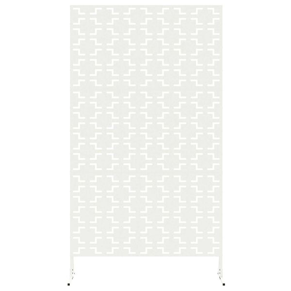 vidaXL Privacy Screen White 100 x 50 x 180 cm Steel