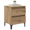 vidaXL Bedside Cabinet 2 pcs Artisan oak 40 x 35 x 50 cm