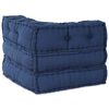 vidaXL Modular Corner Sofa Indigo 70 x 70 x 56 cm Fabric