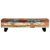 vidaXL Coffee Table 120x50x30 cm Solid Reclaimed Wood and Steel