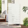 vidaXL Privacy Screen White 100 x 50 x 180 cm Steel
