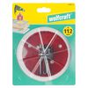 wolfcraft Hole Saw 112 mm Bi-Metal Red 5496000