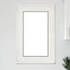 vidaXL Basement Window "RISOR" 60x100 cm Tilt&Turn DIN Left White