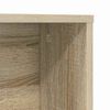 vidaXL Desk with Shelf Sonoma Oak 91 x 50 x 149 cm Engineered Wood