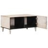vidaXL Coffee Table White 80 x 50 x 40 cm Solid Mango Wood