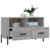 vidaXL TV Cabinet Grey Sonoma 80x36x50 cm Engineered Wood