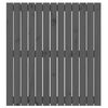 vidaXL Wall Headboard Grey 82.5x3x90 cm Solid Wood Pine