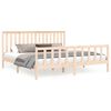 vidaXL Bed Frame without Mattress 200x200 cm Solid Wood Pine