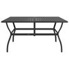 vidaXL 7 Piece Garden Dining Set Textilene and Steel