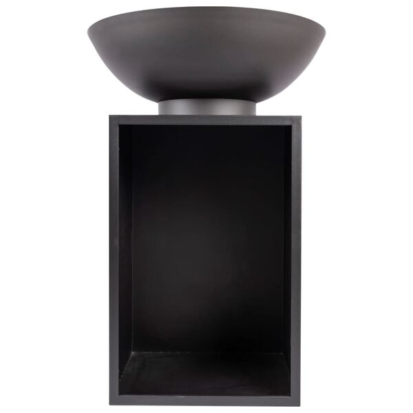 RedFire Garden Barbecue with Wood Storage Onyx 60 cm Black