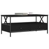 vidaXL Coffee Table Black 100x51x45 cm Engineered Wood