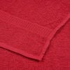 vidaXL Bath Towels "FROGN" 2 pcs Red 100x150 cm 360 gsm