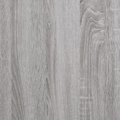 vidaXL Wall Shelves 4 pcs Grey Sonoma 40x10x1.5 cm Engineered Wood