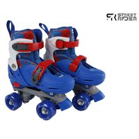 Street Rider Roller Skates Blue Adjustable 31-34 Blue